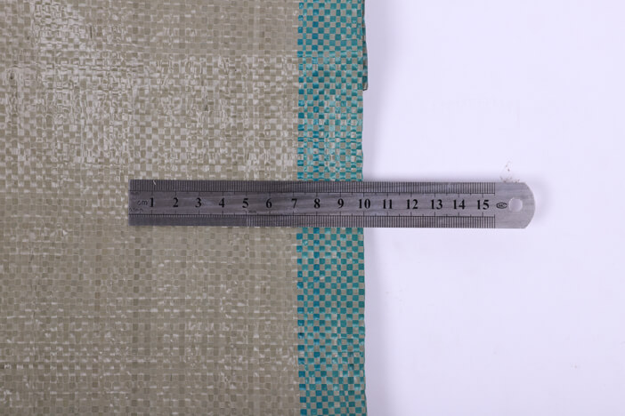 蓝边次白编织袋